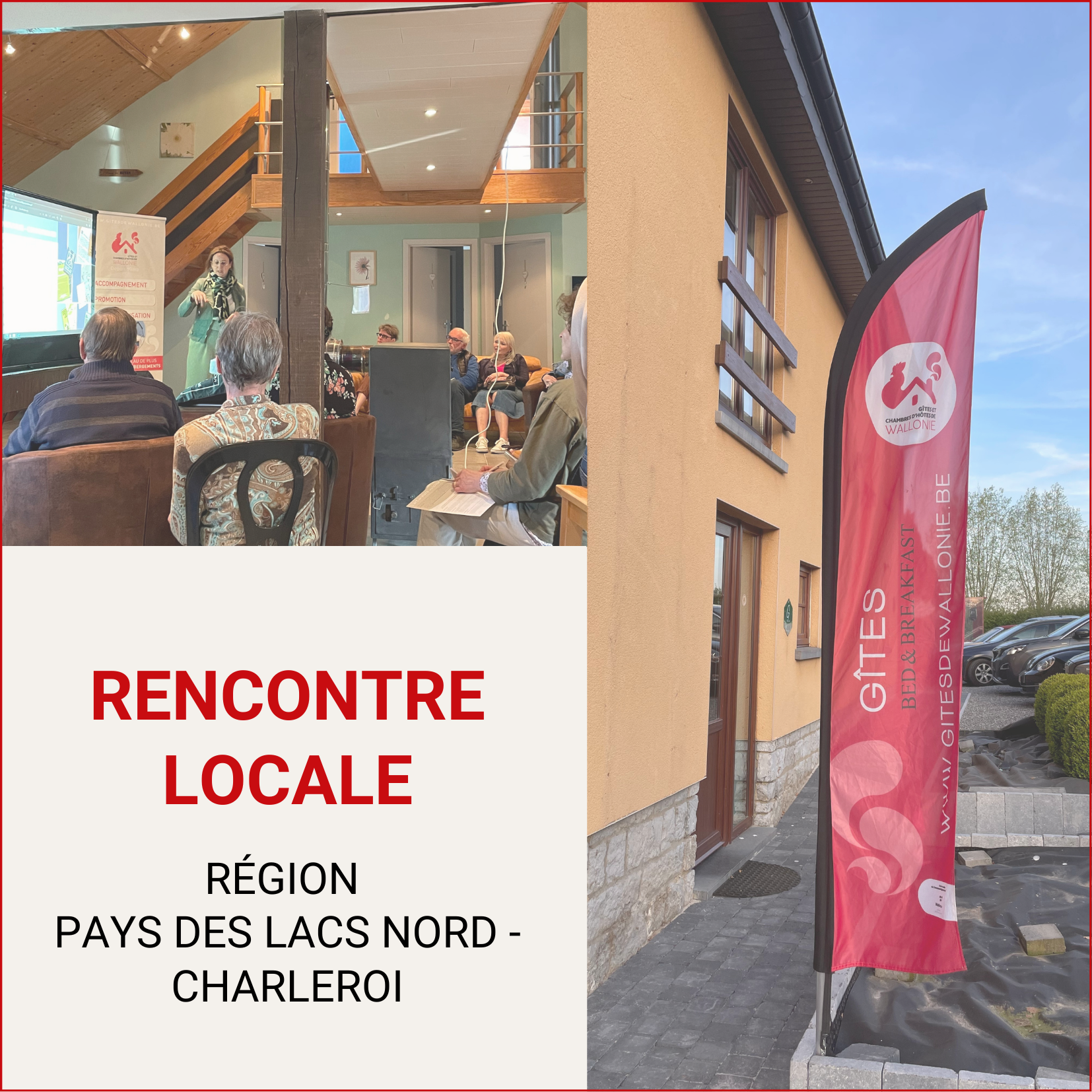 La rencontre locale Pays des Lacs nord – Charleroi : enrichissante et conviviale