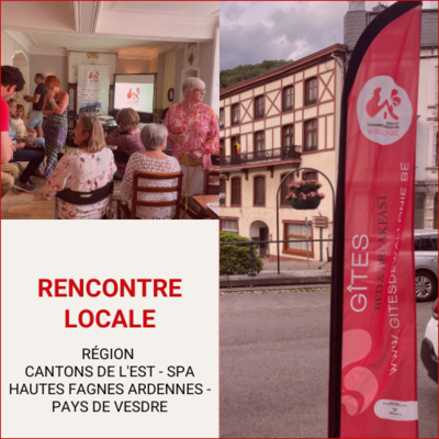 La rencontre locale Cantons de l'Est – Spa Hautes Fagnes Ardennes – Pays de Vesdre 2023 : Comment rendre les balades p&eacute;destres ludiques et familiales ?